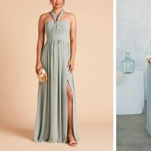 Dusty Sage Birdy Grey Bridesmaid Dress